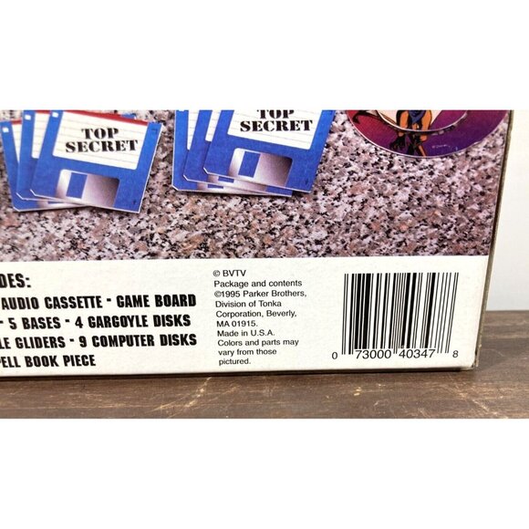 Vintage 1995 Gargoyles Audio Cassette Board Game Parker Brothers New In Box - Picture 11 of 11